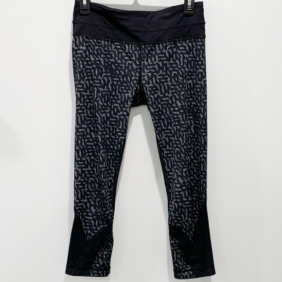 Lululemon Pace Rival Crop Tight with Mesh - Picture 2 of 9